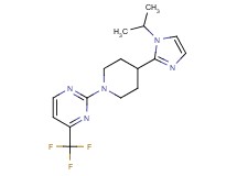 2-[4-(1-isopropyl-1H-imidazol-2-yl)-1-piperidinyl]-4-(trifluoromethyl)pyrimidine