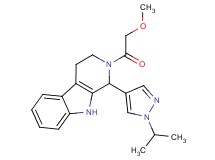 1-(1-isopropyl-1H-pyrazol-4-yl)-2-(methoxyacetyl)-2,3,4,9-tetrahydro-1H-beta-carboline