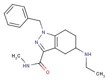1-benzyl-5-(ethylamino)-N-methyl-4,5,6,7-tetrahydro-1H-indazole-3-carboxamide