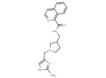 N-({1-[(2-methyl-1H-imidazol-4-yl)methyl]pyrrolidin-3-yl}methyl)isoquinoline-1-carboxamide
