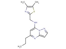 N-[(4,5-dimethyl-1,3-thiazol-2-yl)methyl]-5-propylpyrazolo[1,5-a]pyrimidin-7-amine