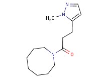 1-[3-(1-methyl-1H-pyrazol-5-yl)propanoyl]azocane