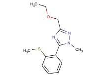 3-(ethoxymethyl)-1-methyl-5-[2-(methylthio)phenyl]-1H-1,2,4-triazole