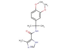 N-[1-(3,4-dimethoxyphenyl)-1-methylethyl]-4-methyl-1H-imidazole-5-carboxamide