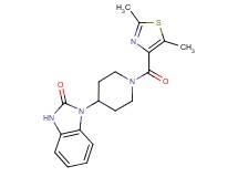 1-{1-[(2,5-dimethyl-1,3-thiazol-4-yl)carbonyl]piperidin-4-yl}-1,3-dihydro-2H-benzimidazol-2-one