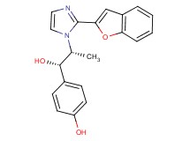 4-{(1S*,2R*)-2-[2-(1-benzofuran-2-yl)-1H-imidazol-1-yl]-1-hydroxypropyl}phenol