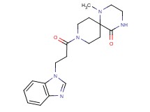9-[3-(1H-benzimidazol-1-yl)propanoyl]-1-methyl-1,4,9-triazaspiro[5.5]undecan-5-one