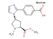 4-{1-[(3S,5S)-5-(methoxycarbonyl)-1-methylpyrrolidin-3-yl]-1H-imidazol-2-yl}benzoic acid
