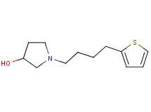 1-[4-(2-thienyl)butyl]-3-pyrrolidinol trifluoroacetate (salt)