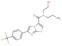 N-(2-hydroxyethyl)-N-propyl-6-[4-(trifluoromethyl)phenyl]imidazo[2,1-b][1,3]thiazole-3-carboxamide