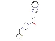 2-{3-oxo-3-[4-(2-thienylmethyl)piperazin-1-yl]propyl}imidazo[1,2-a]pyridine