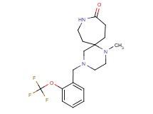 1-methyl-4-[2-(trifluoromethoxy)benzyl]-1,4,9-triazaspiro[5.6]dodecan-10-one