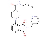 N-allyl-1-[1,3-dioxo-2-(3-pyridinylmethyl)-2,3-dihydro-1H-isoindol-4-yl]-4-piperidinecarboxamide