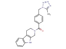2-{4-[(5-methyl-1H-tetrazol-1-yl)methyl]benzoyl}-2,3,4,9-tetrahydro-1H-beta-carboline