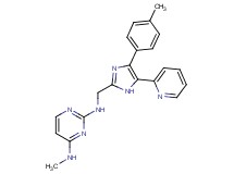 N~4~-methyl-N~2~-{[4-(4-methylphenyl)-5-pyridin-2-yl-1H-imidazol-2-yl]methyl}pyrimidine-2,4-diamine
