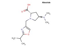 (4R)-4-(dimethylamino)-1-[(2-isopropyl-1,3-oxazol-4-yl)methyl]-L-proline