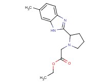 ethyl [2-(6-methyl-1H-benzimidazol-2-yl)-1-pyrrolidinyl]acetate