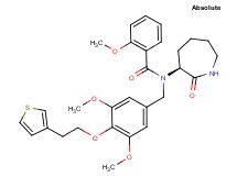 N-{3,5-dimethoxy-4-[2-(3-thienyl)ethoxy]benzyl}-2-methoxy-N-[(3S)-2-oxo-3-azepanyl]benzamide