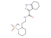 N-{2-[1-(methylsulfonyl)piperidin-2-yl]ethyl}-4,5,6,7-tetrahydro-1H-indazole-3-carboxamide