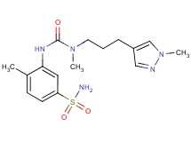 4-methyl-3-[({methyl[3-(1-methyl-1H-pyrazol-4-yl)propyl]amino}carbonyl)amino]benzenesulfonamide