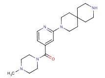 3-{4-[(4-methyl-1-piperazinyl)carbonyl]-2-pyridinyl}-3,9-diazaspiro[5.5]undecane dihydrochloride