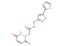 2-(3,6-dioxo-3,6-dihydropyridazin-1(2H)-yl)-N-{[5-(2-furyl)isoxazol-3-yl]methyl}acetamide
