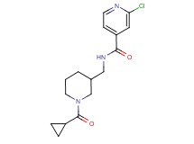 2-chloro-N-{[1-(cyclopropylcarbonyl)-3-piperidinyl]methyl}isonicotinamide