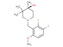 (4S)-1-(2,3-difluoro-6-methoxybenzyl)-3,3,4-trimethyl-4-piperidinol
