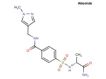 4-({[(1R)-2-amino-1-methyl-2-oxoethyl]amino}sulfonyl)-N-[(1-methyl-1H-pyrazol-4-yl)methyl]benzamide