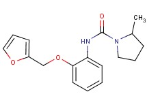 N-[2-(2-furylmethoxy)phenyl]-2-methylpyrrolidine-1-carboxamide