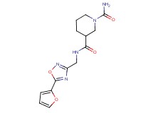 N~3~-{[5-(2-furyl)-1,2,4-oxadiazol-3-yl]methyl}-1,3-piperidinedicarboxamide