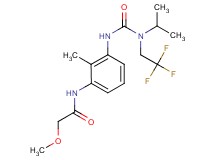 N-[3-({[isopropyl(2,2,2-trifluoroethyl)amino]carbonyl}amino)-2-methylphenyl]-2-methoxyacetamide