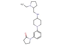 1-[3-(4-{[(1-ethylpyrrolidin-2-yl)methyl]amino}piperidin-1-yl)phenyl]pyrrolidin-2-one
