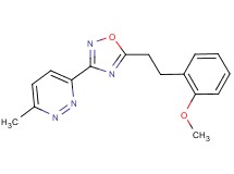 3-{5-[2-(2-methoxyphenyl)ethyl]-1,2,4-oxadiazol-3-yl}-6-methylpyridazine