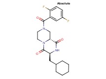 (3S,9aR)-3-(cyclohexylmethyl)-8-(2,5-difluorobenzoyl)tetrahydro-2H-pyrazino[1,2-a]pyrazine-1,4(3H,6H)-dione