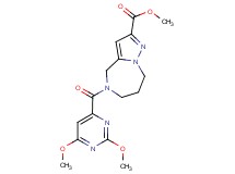 methyl 5-[(2,6-dimethoxypyrimidin-4-yl)carbonyl]-5,6,7,8-tetrahydro-4H-pyrazolo[1,5-a][1,4]diazepine-2-carboxylate