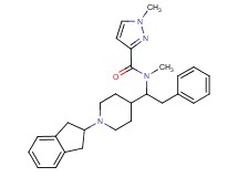 N-{1-[1-(2,3-dihydro-1H-inden-2-yl)-4-piperidinyl]-2-phenylethyl}-N,1-dimethyl-1H-pyrazole-3-carboxamide