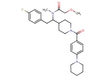 N-(2-(4-fluorophenyl)-1-{1-[4-(1-piperidinyl)benzoyl]-4-piperidinyl}ethyl)-2-methoxy-N-methylacetamide