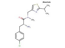 4-chloro-N-[(2-isopropyl-1,3-thiazol-4-yl)methyl]-N-methyl-D-phenylalaninamide hydrochloride