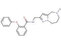 2-phenoxy-N-(5,6,7,8-tetrahydro-4H-pyrazolo[1,5-a][1,4]diazepin-2-ylmethyl)benzamide hydrochloride