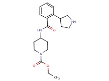 ethyl 4-{[2-(3-pyrrolidinyl)benzoyl]amino}-1-piperidinecarboxylate hydrochloride