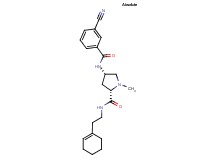 (2S,4S)-4-[(3-cyanobenzoyl)amino]-N-(2-cyclohex-1-en-1-ylethyl)-1-methylpyrrolidine-2-carboxamide