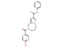 5-[(5-hydroxypyrazin-2-yl)carbonyl]-N-phenyl-5,6,7,8-tetrahydro-4H-pyrazolo[1,5-a][1,4]diazepine-2-carboxamide