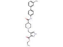 ethyl 4-[(4-{[(3'-methyl-4-biphenylyl)amino]carbonyl}-1-piperidinyl)methyl]-1H-pyrazole-3-carboxylate