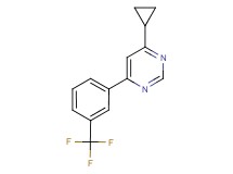 4-cyclopropyl-6-[3-(trifluoromethyl)phenyl]pyrimidine