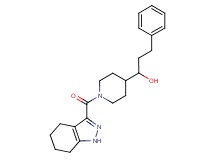 3-phenyl-1-[1-(4,5,6,7-tetrahydro-1H-indazol-3-ylcarbonyl)-4-piperidinyl]-1-propanol