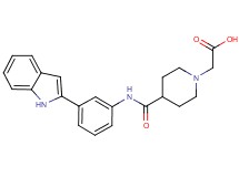 [4-({[3-(1H-indol-2-yl)phenyl]amino}carbonyl)piperidin-1-yl]acetic acid