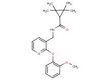 N-{[2-(2-methoxyphenoxy)pyridin-3-yl]methyl}-2,2,3,3-tetramethylcyclopropanecarboxamide