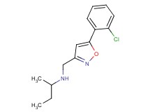 N-{[5-(2-chlorophenyl)isoxazol-3-yl]methyl}butan-2-amine