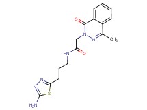 N-[3-(5-amino-1,3,4-thiadiazol-2-yl)propyl]-2-(4-methyl-1-oxo-2(1H)-phthalazinyl)acetamide